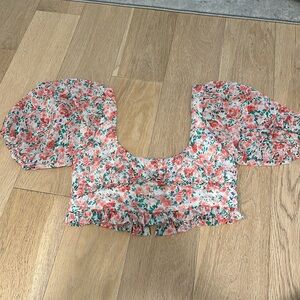 Floral crop top